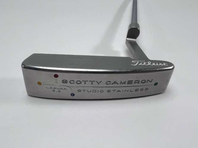 Scotty Cameron Studio Stainless Laguna 2.5 Putter 35" Mens RH