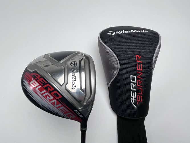 TaylorMade Aeroburner Black Driver 10.5* REAX 55g Stiff Graphite Mens RH HC