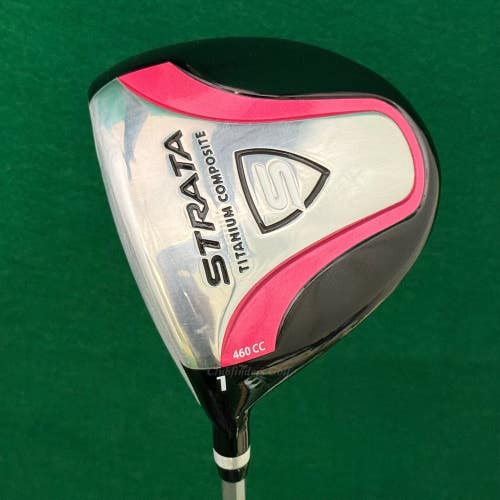 LH Lady Callaway Strata 460cc Titanium Composite Driver Factory Ladies w/ HC
