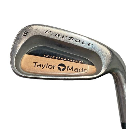 TaylorMade Firesole 5 Iron RH Men's S-90 Rifle Stiff Steel 38" New Midsize Grip