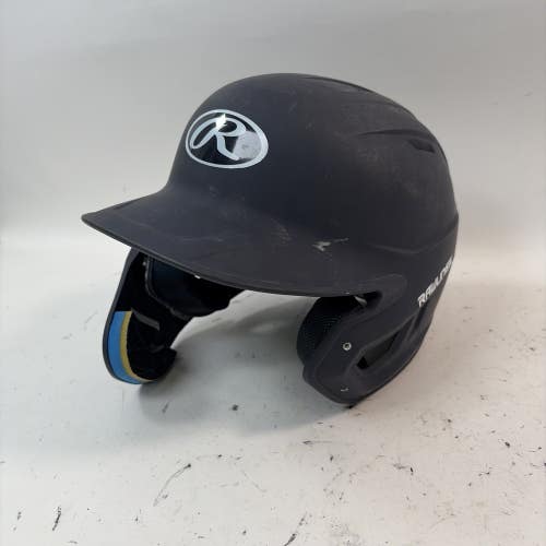 Rawlings Mac RevA Senior Baseball Helmet, Blue, 6 7/8-7 5/8"