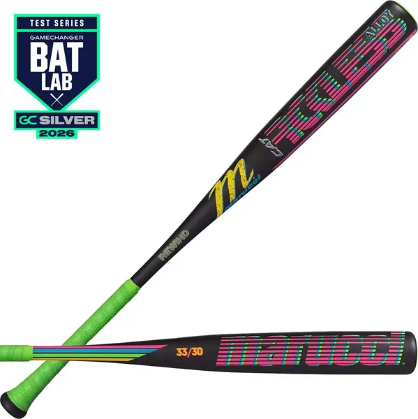 2026 Black/Neon Marucci Rckless Alloy BBCOR Certified Bat (-3) 29 oz 32" (Used)