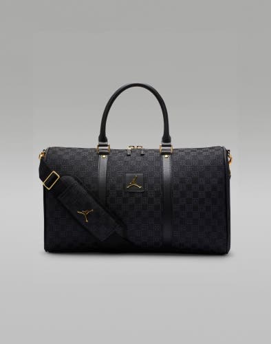 AIR JORDAN MONOGRAM DUFFLE BAG LUGGAGE JACQUARD BLACK GOLD GRATITUDE RETRO 11

New With Tags