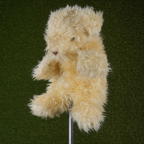 LARGE Teddy Bear Driver Headcover Animal Blonde / Tan / White