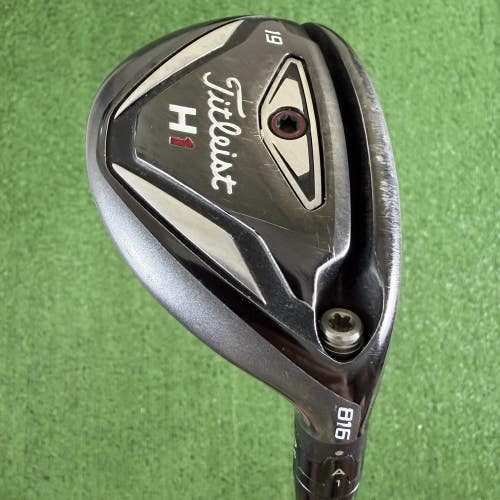 Titleist H1 816 3 Hybrid 19 3H Aldila Rogue Max 85g Stiff Flex 40.25