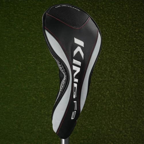 Cobra King F9 Driver Headcover Speedback CNC Milled Face Gray / Black / Red