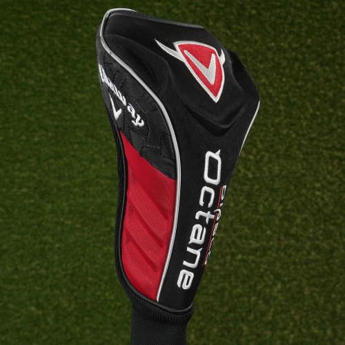 Callaway Diablo Octane Driver Headcover Sock Black / Red ~ Nice!!