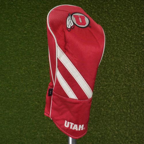 Team Effort Utah Utes Driver Headcover University of Utah U of U White / Red