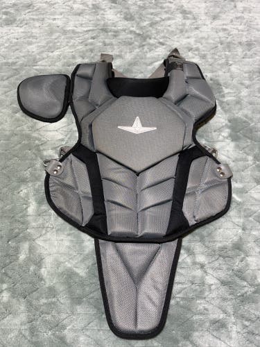 Gray Youth All Star Catcher's Chest Protector (Used)