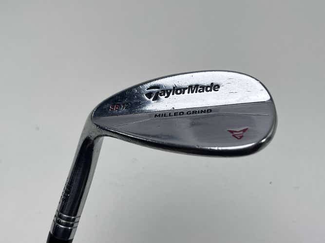 LEFTY TaylorMade Milled Grind Satin Chrome SW 56* 12 KBS Tour FLT 120g Stiff