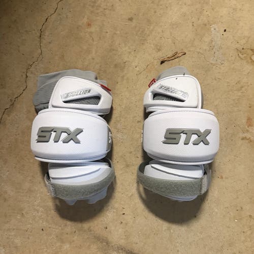 STX Stallion 1K Lacrosse Arm Pads - Mint Condition (Bench-Tested & Approved) - Size: Adult XL