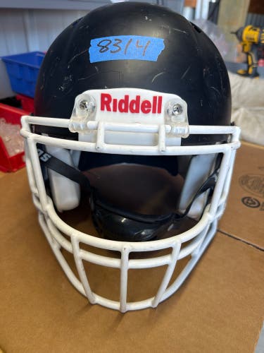 USED RIDDELL SPEED ICON ADULT HELMET - LARGE - FLAT BLACK