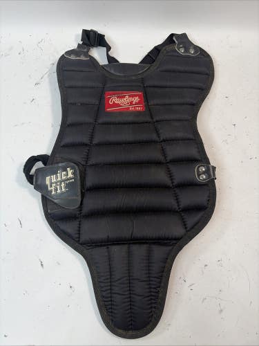Rawlings 9P Catchers Chest Protector, Black, 13"