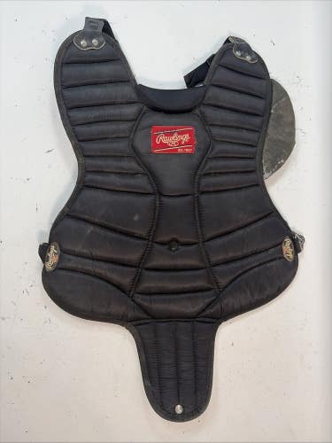 Rawlings 12P-1 Catchers Chest Protector, Black, 15"