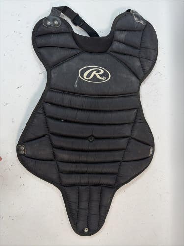 Rawlings 12P-1 Catchers Chest Protector, Black, 17"