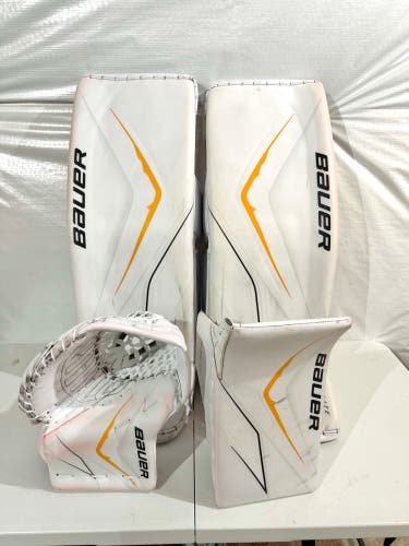 Bauer Flylite Full Right 35+1 Goalie Pro Stock Full Set