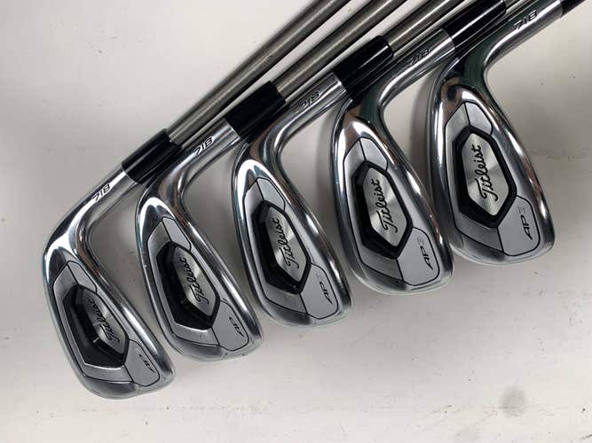 Titleist 718 AP3 Iron Set 5-PW AeroTech SteelFiber i95 Stiff RH No 7 iron