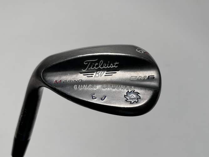 LEFTY Titleist Vokey SM6 Steel Grey Lob Wedge LW 62* * M-Grind PXi 6.0 Stiff LH