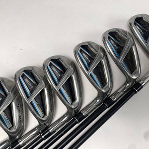 TaylorMade SIM MAX OS Iron Set 7-PW+GW+SW KBS Max 65g Regular RH