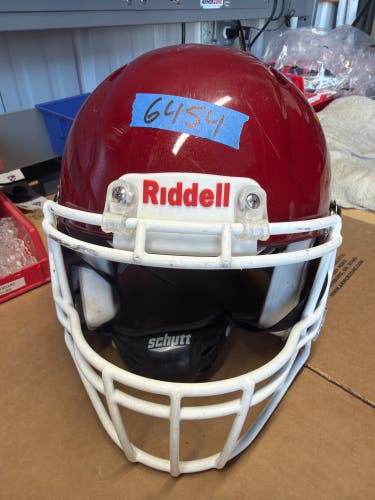USED RIDDELL SPEED ICON ADULT HELMET - MEDIUM - PEARL CARDINAL