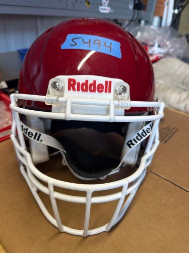 USED RIDDELL SPEED ICON ADULT HELMET - MEDIUM - PEARL CARDINAL