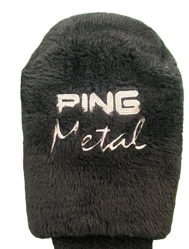 Ping Metal Wood Fuzzy Headcover With Knit Sock In Great Condition See Photos