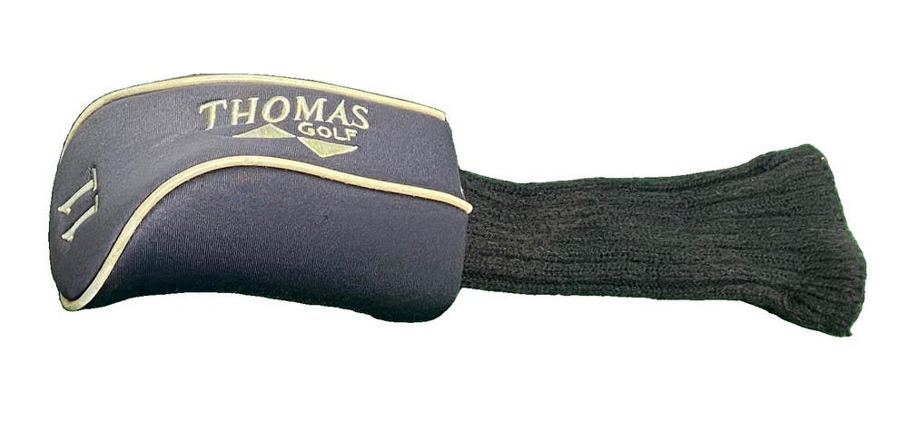 Thomas Golf 11 Wood Eleven Headcover With Knit Sock Pre-Owned Item In Nice Shape