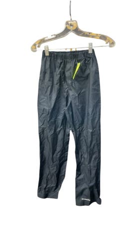 Columbia Junior Medium 10/12 Black Rain Pants