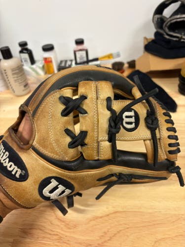 Wilson A2K RH Infield Baseball Glove 11.75" Fully Rehabbed and Relaced