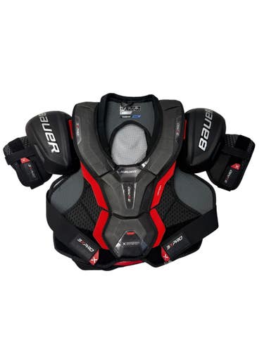 Used Bauer 3X PRO Senior Shoulder Pads Black XL 11835-S000211386