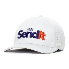 New BOGEY SEND IT WHT HAT OSFA 11835-35BBBG-HA-PR-SND