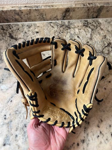 Rawlings Gold Glove Elite RH Infield Baseball Glove 11.25" (Used)