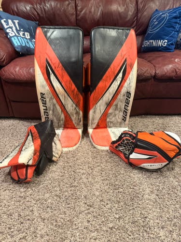 34" Bauer Hyperlite 2 Regular Goalie Full Set (Used)