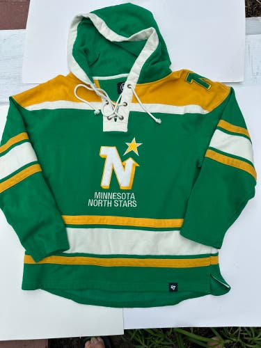 Minnesota North Stars hoodie, 47 brand mid weight cotton
