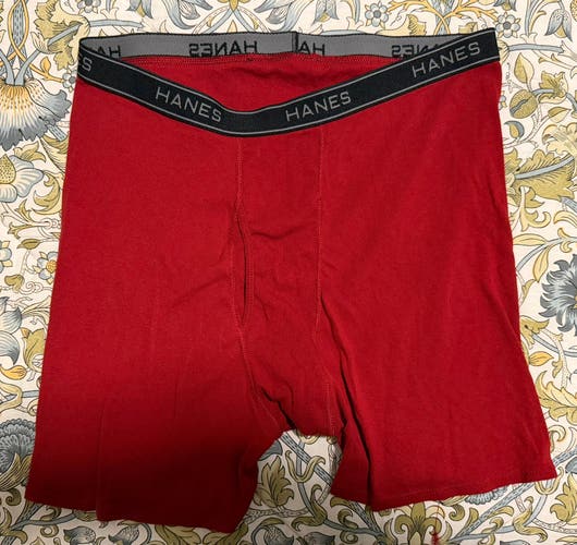 Hanes Red Boxer Briefs Size XXL (Used)