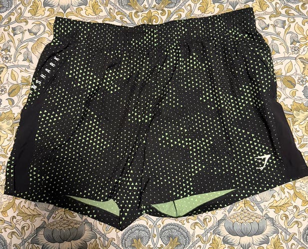 Gymshark Green Running/Lacrosse XXXL Adult Unisex Shorts (Used)