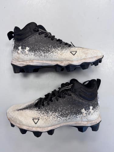 Used Under Armour Adult FB Cleats White Senior 5 11860-S000313648