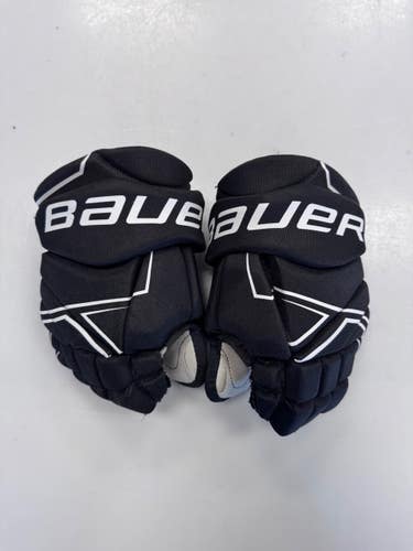 Used Bauer NSX GLOVE Junior Gloves Black 10" 11860-S000313645