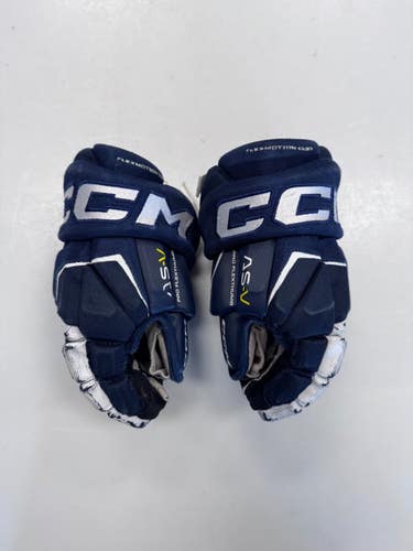 Used CCM ASV Junior Gloves Navy Blue 11" 11860-S000313644