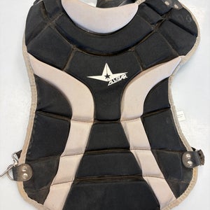 Used All Star CP912LS Catchers Chest Protector Black Junior 11860-S000313628