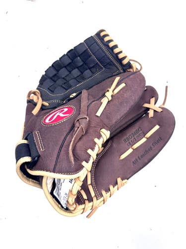 Used Rawlings RBG36BC BB/SB Glove RH Throw Brown 12 1/2" 11860-C000313608