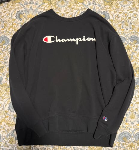 Black Adult Unisex XXL Champion Sweatshirt (Used)