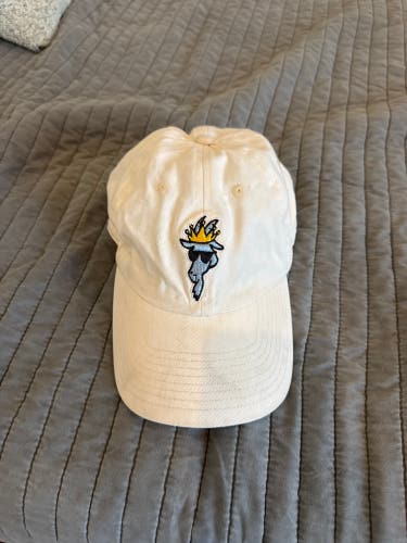 White Adult Unisex One Size Fits All GOAT USA Hat