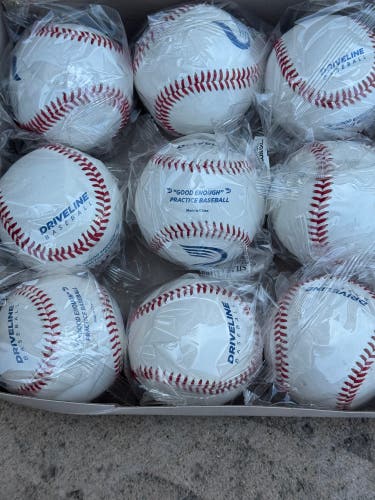Driveline Baseballs 12 Pack (1 Dozen) (New)