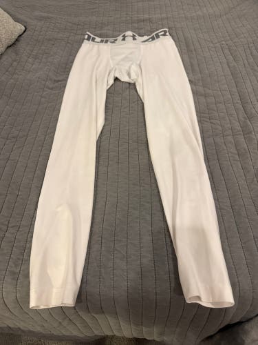 White Medium Men's Under Armour Compression Pants / Leggings