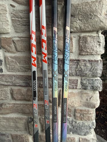 Senior CCM XF Pro Regular Goalie Stick 26" Paddle Pro Stock (Used) BUNDLE