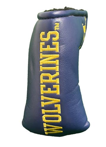 Team Golf University of Michigan Wolverines Blade Putter Headcover Super Nice
