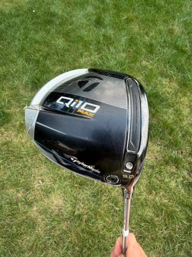 TaylorMade Qi10 MAX Driver 9 Speeder NX Stiff Flex 45.25" +HC NICE