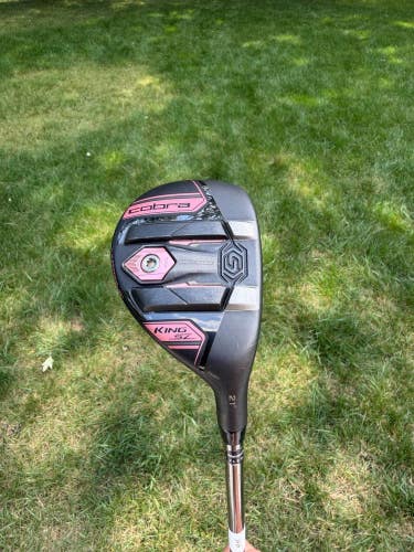 Cobra KING SpeedZone Womens 4 Hybrid 21 Recoil ESX Ladies Flex 38.5" +HC NICE