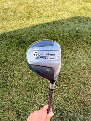 TaylorMade 200 Steel 3-Wood Lite 80g Regular Flex 42.75" +HC NICE